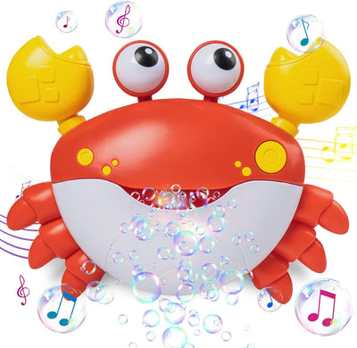 Fidtoy Musical Crab Bubble Bath Toy for Toddlers – Bubble Maker Bath Toy with Music for Kids