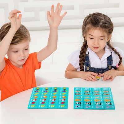 Jeu de mémoire en bois Fidtoy – Jouet éducatif pour les enfants de 3 ans et plus