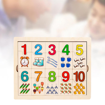 Enakshi® Digital Learning Puzzle Board Number Matching Puzzle Board for Children Boys|Baby | Toys for Baby | Developmental Baby Toys