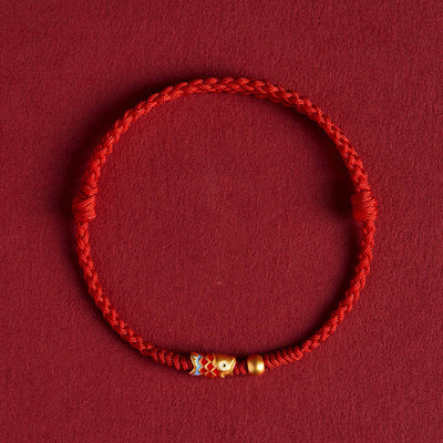 FREE Today: Lucky Koi Fish Success Braided Rope Bracelet FREE FREE 3