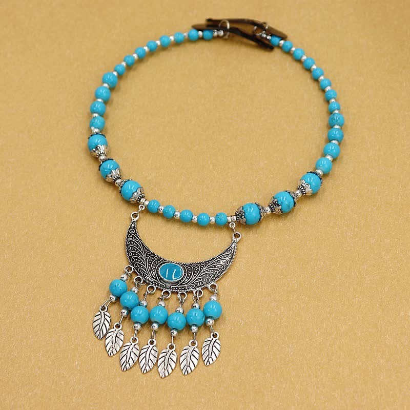 Buddha Stones Tibetan Exotic Beads Tassel Hair Decoration Decorations BS 3