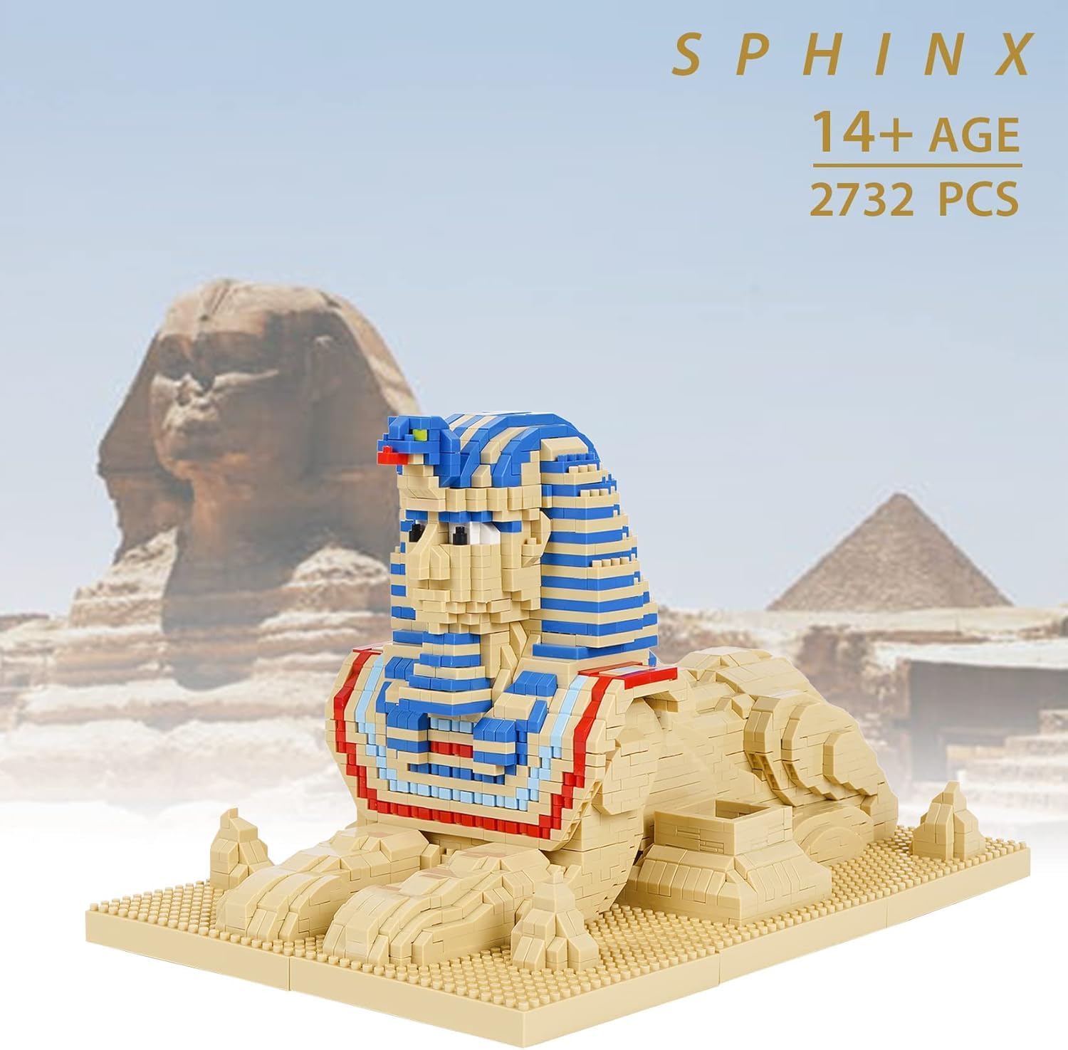 Fidtoy Great Sphinx Micro Building Blocks Set