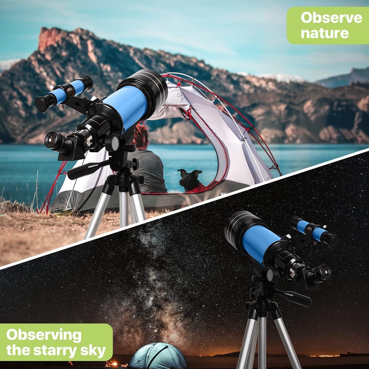 Fidtoy 70mm Refracting Astronomical Telescope for Beginners