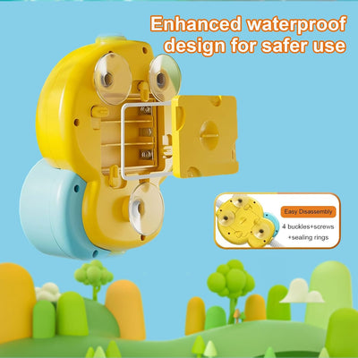 Fidtoy Pequeño Bado / Rociador de Agua Poussin – Juguete de Baño Interactivo para Niños Pequeños