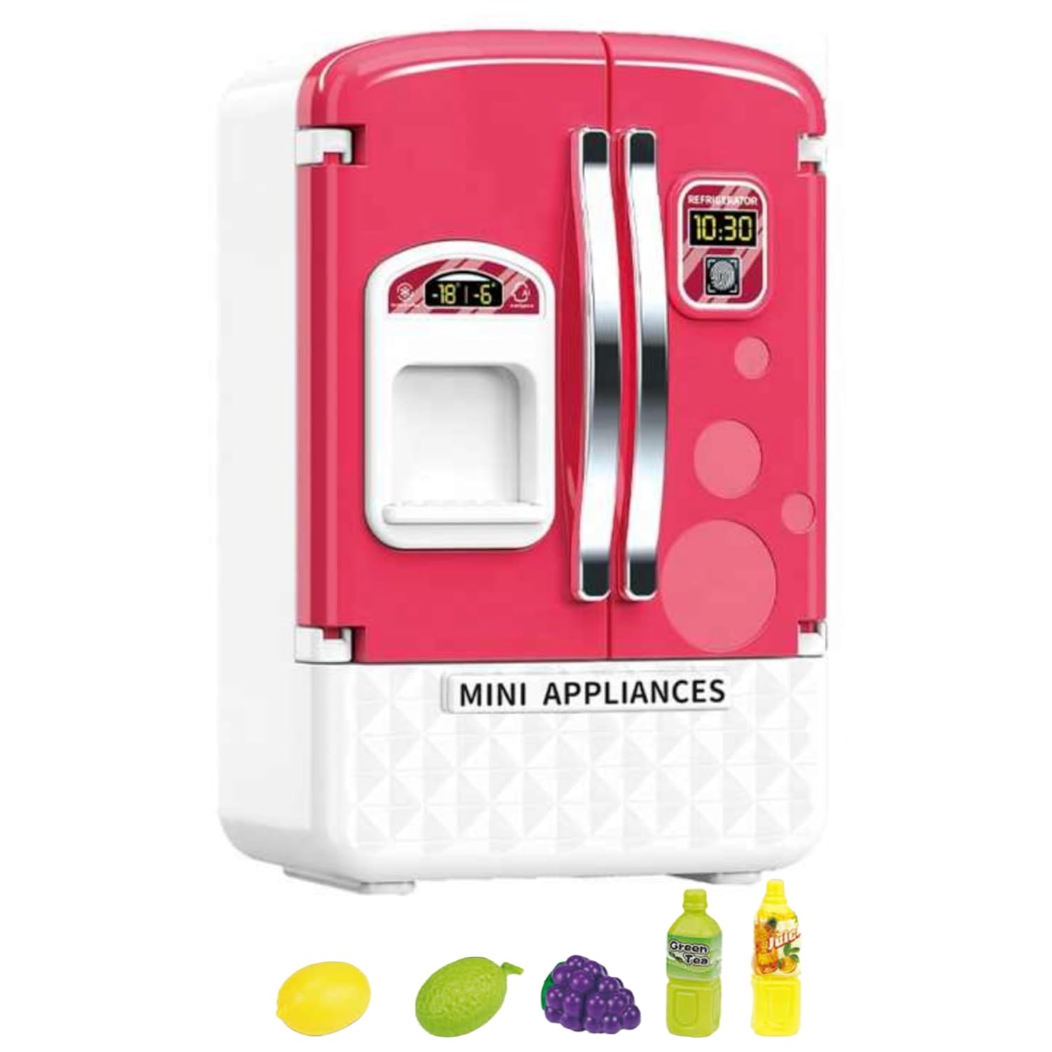 Fidtoy Mini Refrigerador de Juguete – Cocina de Juguete con Luz y Música para Niños de 3+ Años