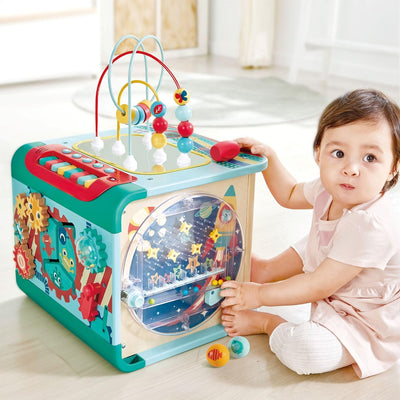 Fidtoy Cube d'activités musicales pour tout-petits, jouet d'apprentissage multifonction