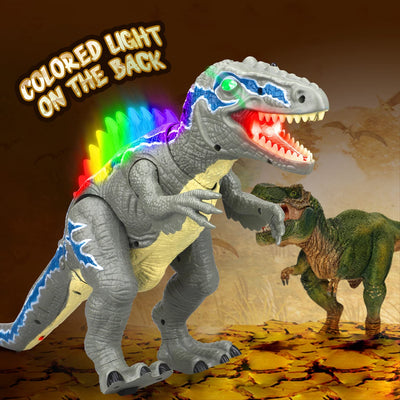 Fidtoy Remote Control Dinosaur Toy with Mist Spray for Kids