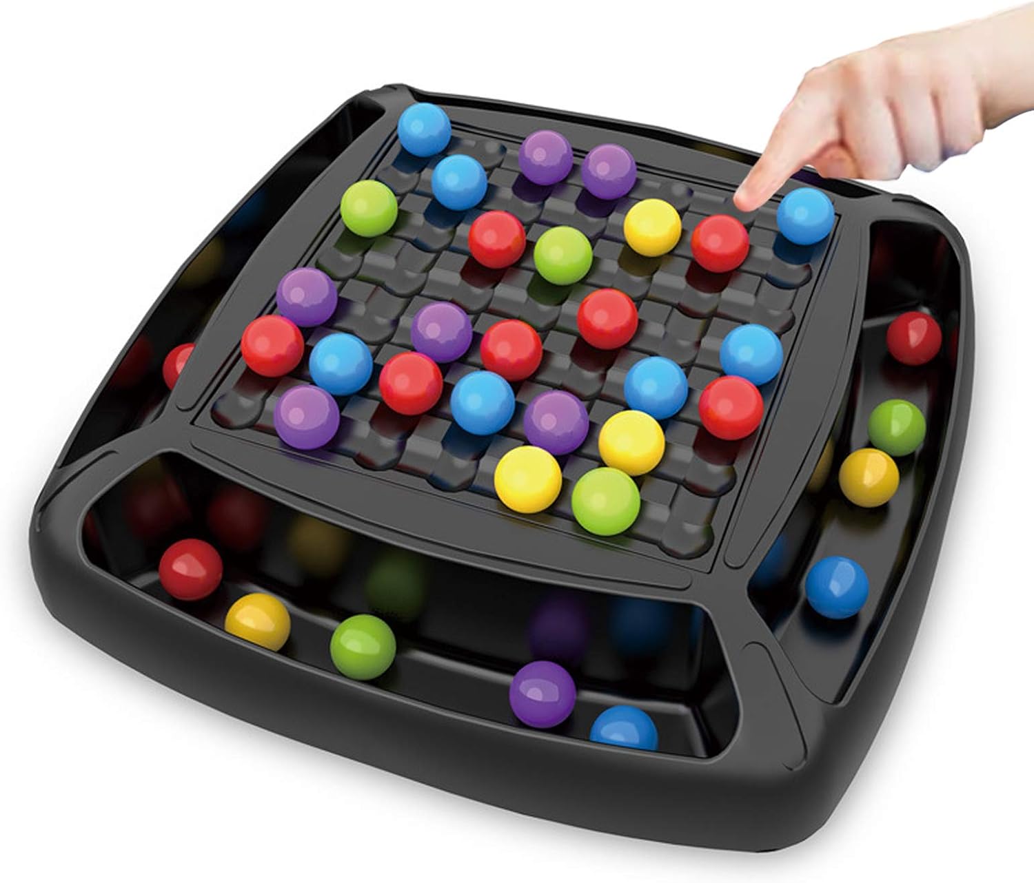 Jeu de balle d'échecs arc-en-ciel Fidtoy pour enfants et jeux en famille