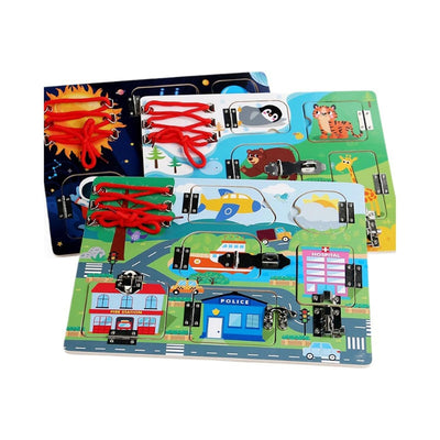 bnf® Wood Busy Board Self Ability Educational Learning for Kids 2 3 4 5 Years Old Space|Toys & Hobbies | Educational | Other Educational Toys