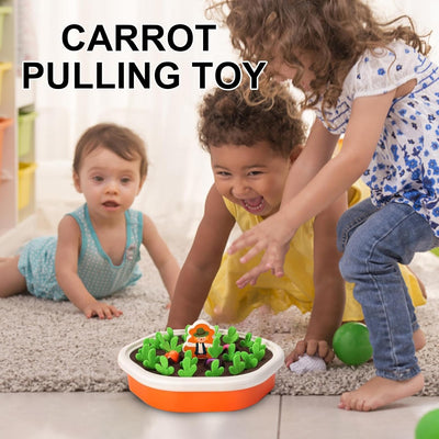 Fidtoy Radish Farm Carrot Pulling Memory Game for Kids
