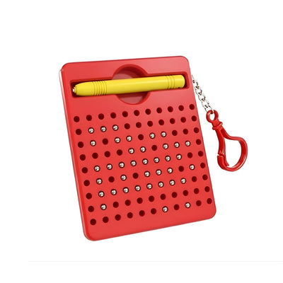 Fidtoy Mini Pocket Magpad Magnetic Drawing Board Keychain for Kids Travel Mess-Free Creative Play Age 3+