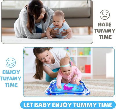 Fidtoy Tummy Time Water Mat for Babies 3-12 Months Sensory Play