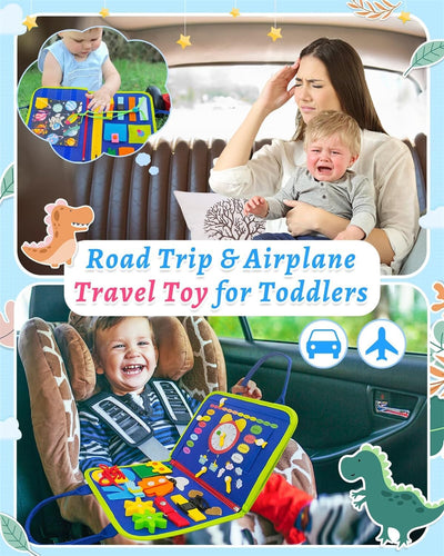 Fidtoy 8-in-1 Activity Board – Handbag Shaped Learning Toy for Toddlers 2+
