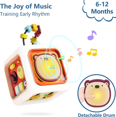 Fidtoy Cube d'activités 6 en 1 pour bébés et tout-petits
