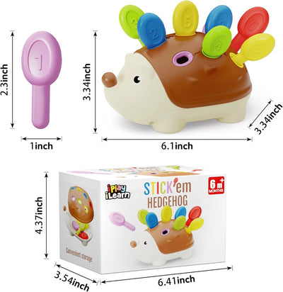 Fidtoy Hedgehog Fine Motor Sorting Toy for Toddlers