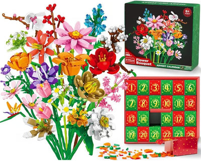 Calendrier de l'Avent de construction 24 jours MerryBlooms™