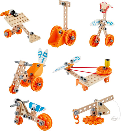 Fidtoy STEM Building Engineering Kit 57PCS Kids Construction Toy