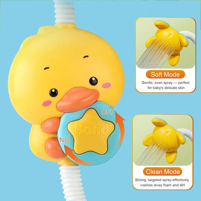 Fidtoy Pequeño Bado / Rociador de Agua Poussin – Juguete de Baño Interactivo para Niños Pequeños