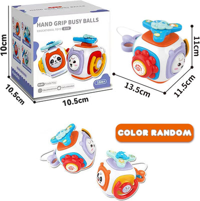 Montessori Sensory Toys for Toddlers 2-3 Travel Activities Busy Board Cube - Baby Gifts for 18+ Months Infant Boys Girls - Airplane Plane Car Travel Toys Educational Learning…