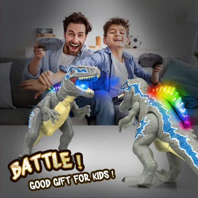 Fidtoy Remote Control Dinosaur Toy with Mist Spray for Kids