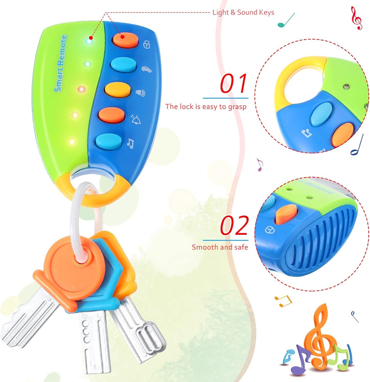 Juguete Llave de Coche para Bebé