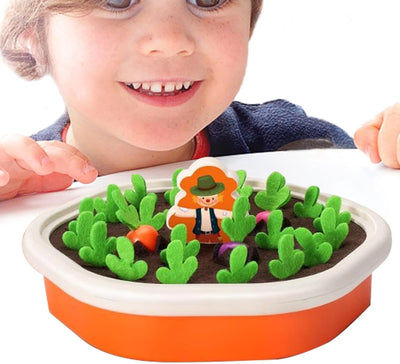 Fidtoy Radish Farm Carrot Pulling Memory Game for Kids