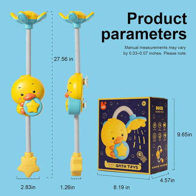 Fidtoy Pequeño Bado / Rociador de Agua Poussin – Juguete de Baño Interactivo para Niños Pequeños