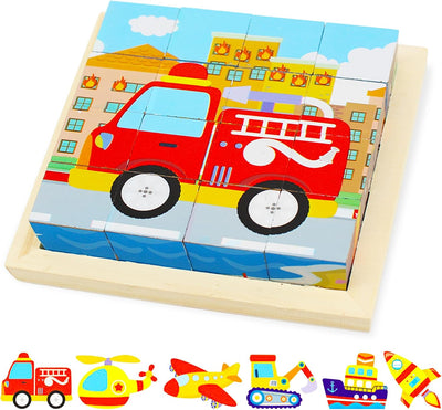 CubePuzzle – Ludique et éducatif – Puzzle 3D en bois