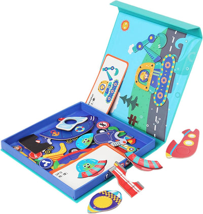 Puzle de tablero magnético de tráfico - 841