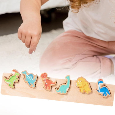 Puzzle Matching Board Toy Desktop Game for Preschool 1 2 3+ Year Old Dinosaur