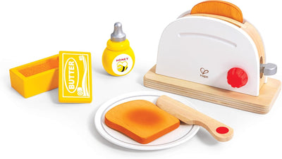 Fidtoy Grille-Pain en Bois Pop-Up Ensemble de Jouets de Cuisine pour Jeu d'Imitation