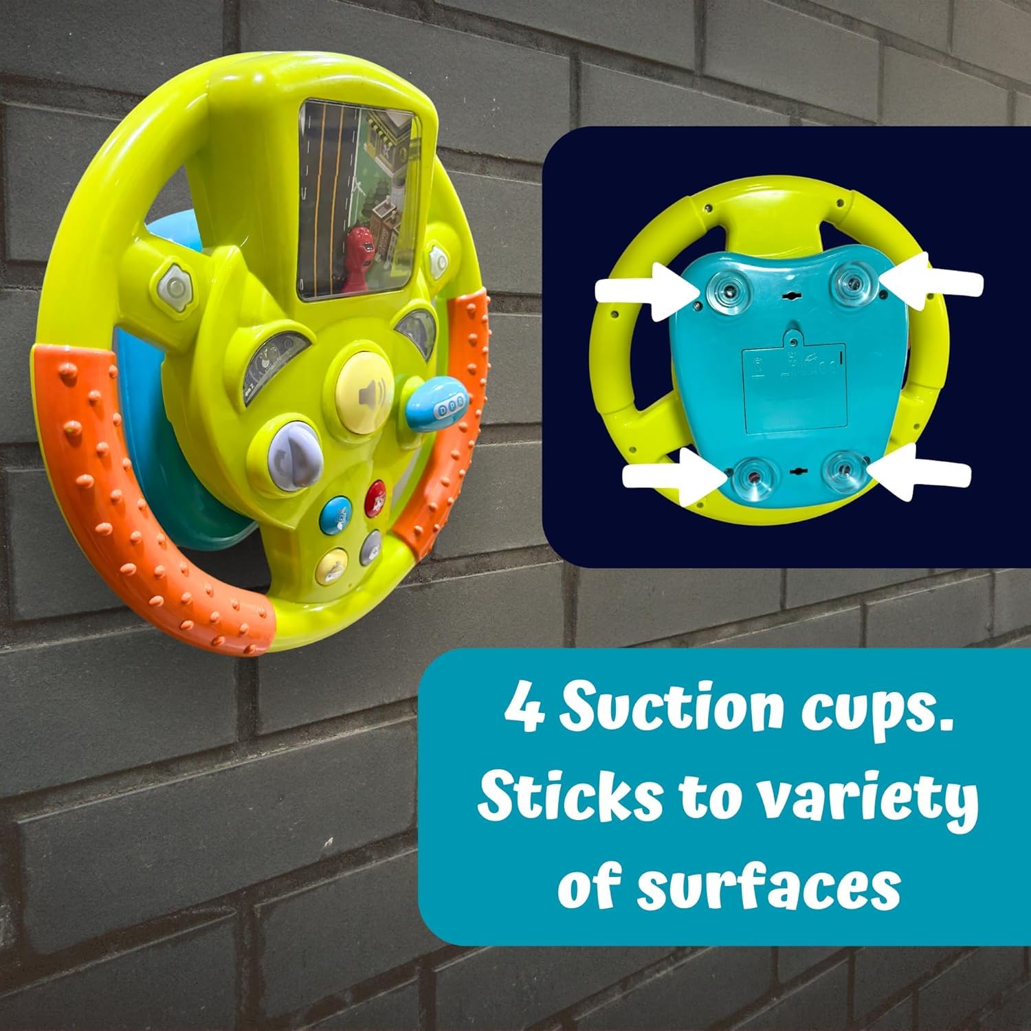 Fidtoy Little Driver Electric Steering Wheel Toy for Kids