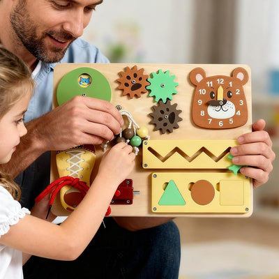 Bohany de Atividades - Brinquedo Educativo De ,Brinquedos para Desenvolvimento Infantil,para Crianças Pré-escolar Jardim Infância Sala de Aula Educação em Casa Educadores e