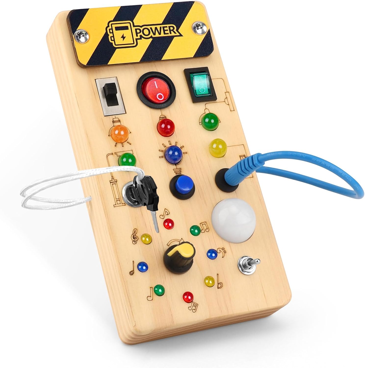 Fidtoy Montessori Switch Board for Toddlers