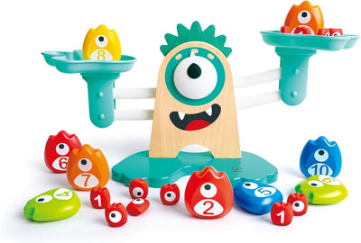Fidtoy Monster Math Balance Scale Toy for Kids Counting Game