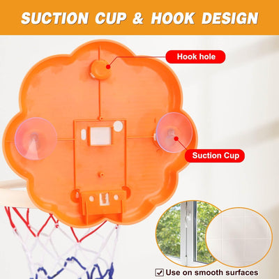 Fidtoy Children Fun Lion Basketball Playset – Adjustable Wall Mounted Basketball Hoop Toy for Kids Indoor Outdoor Sports Play