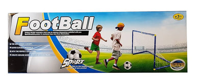 Juego de porterías de fútbol Fidtoy Junior con bomba de balón para niños