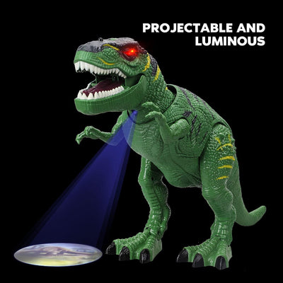 Fidtoy Remote Control T-Rex Dinosaur Toy with Mist Spray for Kids