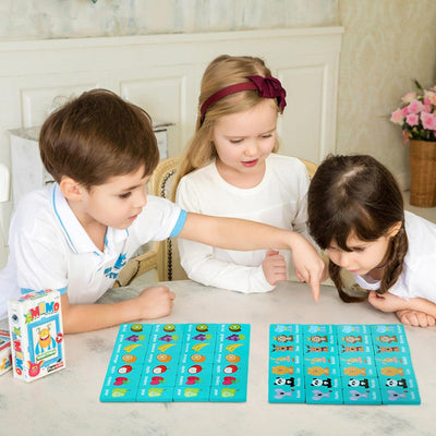 Jeu de mémoire en bois Fidtoy – Jouet éducatif pour les enfants de 3 ans et plus