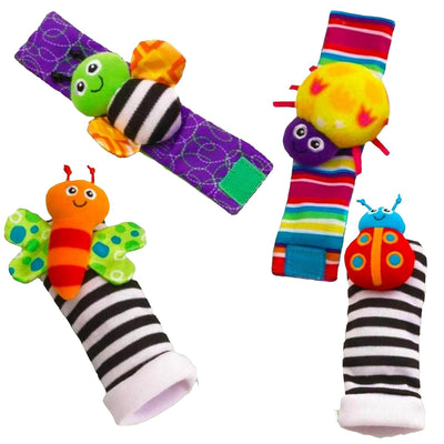 Juego de sonajeros para muñecas y pies de bebé Fidtoy