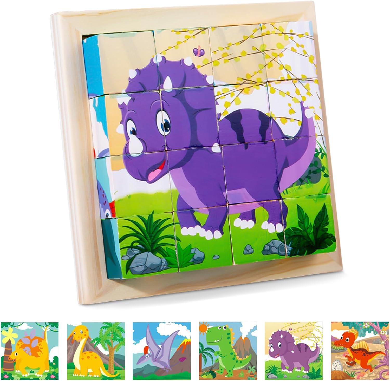 CubePuzzle – Ludique et éducatif – Puzzle 3D en bois