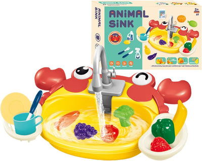 Bonito Set de Juego de Fregadero de Cocina con Animales - 830
