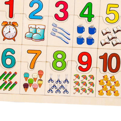 Enakshi® Digital Learning Puzzle Board Number Matching Puzzle Board for Children Boys|Baby | Toys for Baby | Developmental Baby Toys
