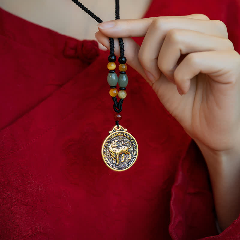 12 Chinese Zodiac Blessing Wealth Fortune Necklace Pendant Necklaces & Pendants BS 9