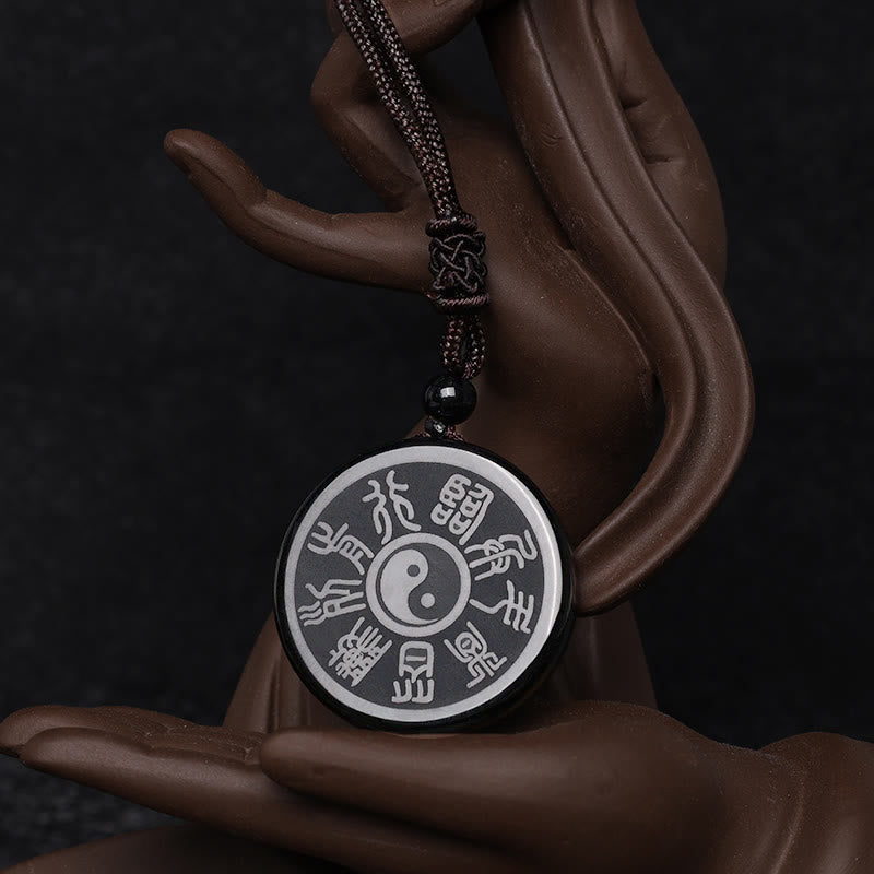FREE Today: Balance YinYang Fengshui Releasing Negativity Necklace Pendant - Taoist Nine-Character Mantra&Yin Yang - image 8