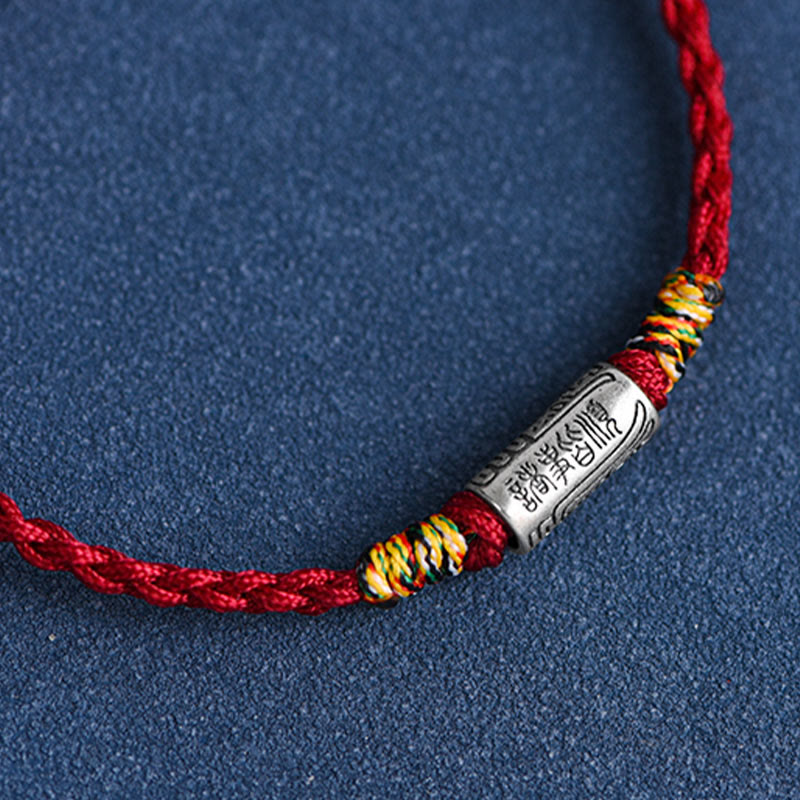 Foviel Handcrafted 925 Sterling Silver Everything Goes Well Design Protection Strength Bracelet Anklet
