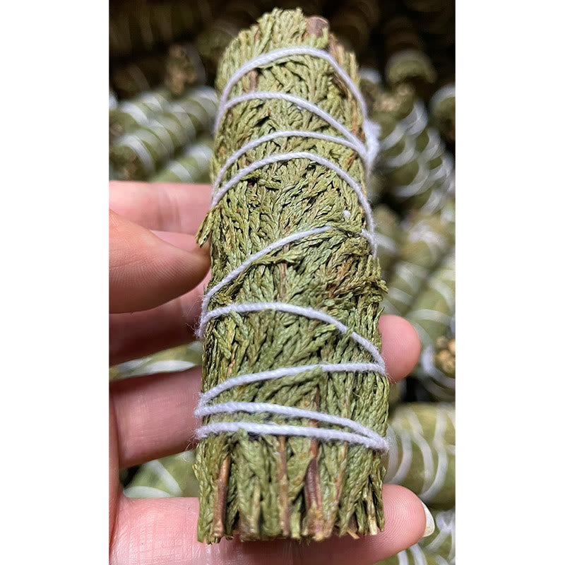 Buddha Stones Cedar Smudge Stick for Home Cleansing Incense Meditation and Rituals Cedar Sticks Incense Wands Incense BS 12