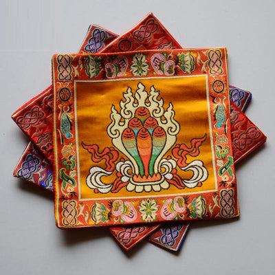 Buddha Stones Prayer Altar Mat Healing Meditation Vajra Auspicious Symbols Prayer Altar BS main