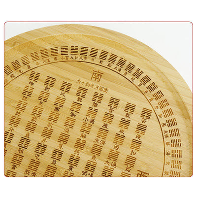 Buddha Stones Feng Shui Bamboo Bagua Map Harmony Energy Map Bagua Map BS 3