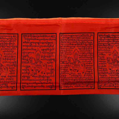 Buddha Stones Tibetan 5 Colors Silk Windhorse Auspicious Outdoor 25 Pcs Prayer Flag TIBETAN PRAYER FLAGS buddhastoneshop 13